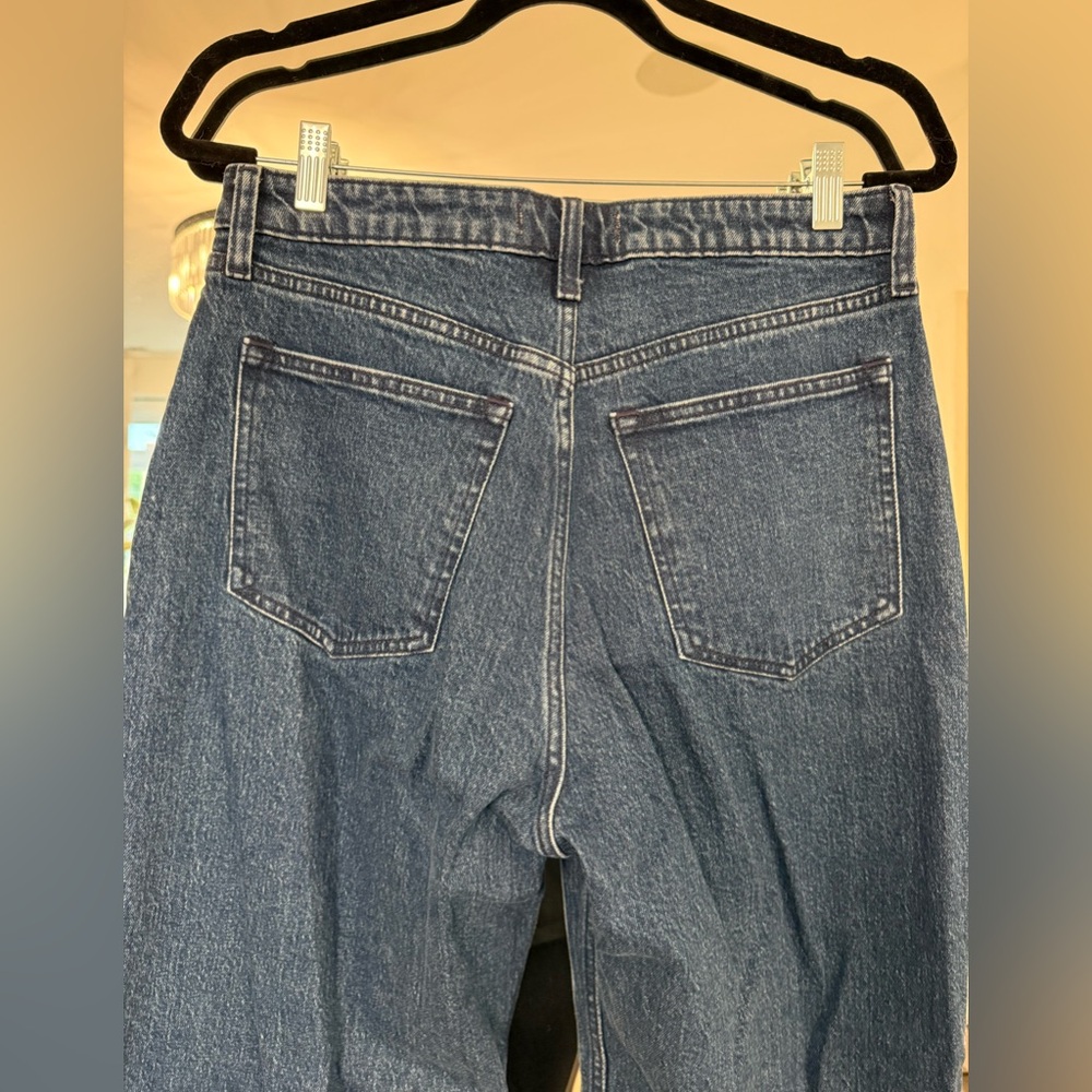 Abercrombie & Fitch Women's High Rise Jeans - Dark Blue - Picture 11 of 13